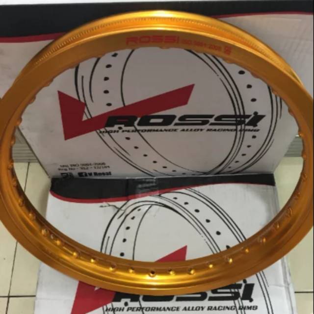 VELG ROSSI 185 RING 17 GOLD