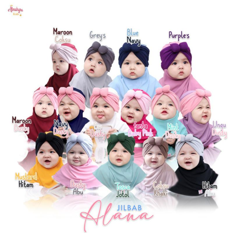 JILBAB ANAK PEREMPUAN,JILBAB ANAK,KERUDUNG ANAK,HIJAB ANAK,FASHION ANAK,JILBAB ALANA by ALMAHYRA_KID