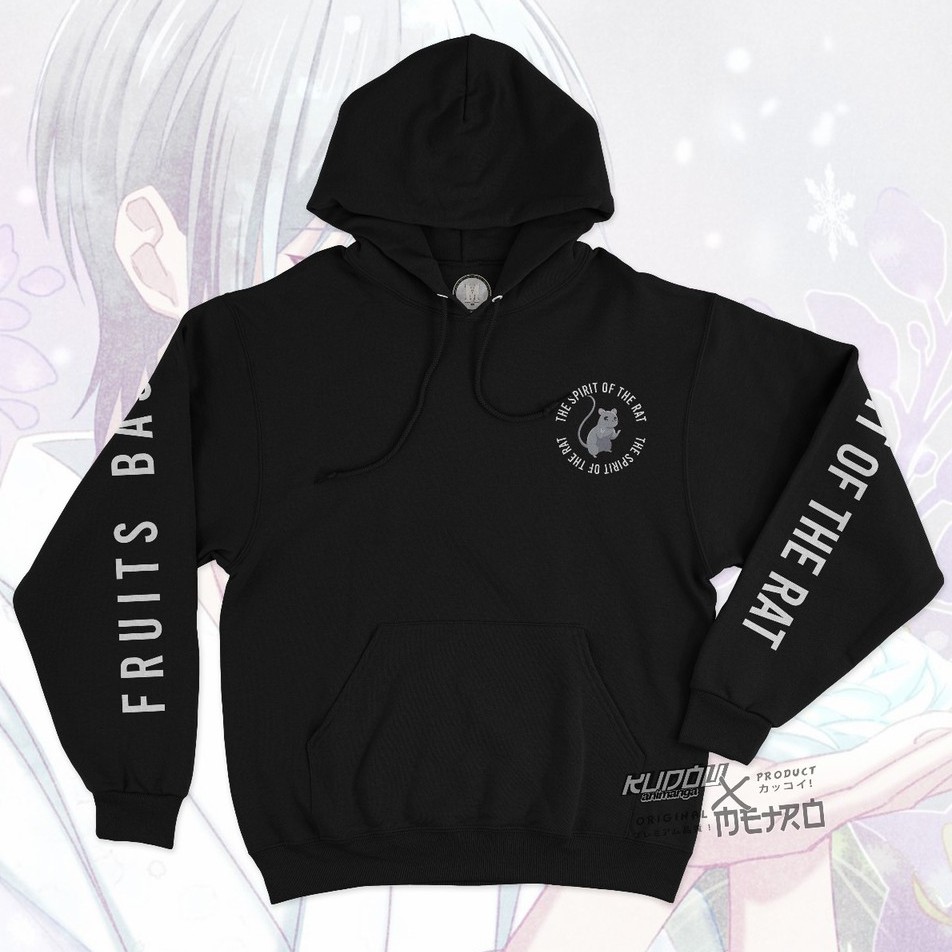 Hoodie Sohma Yuki V2 Anime Manga Fruits Basket Premium Cotton Fleece