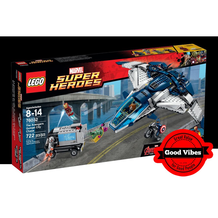 LEGO 76032 The Avengers Quinjet City Chase - KingBricks