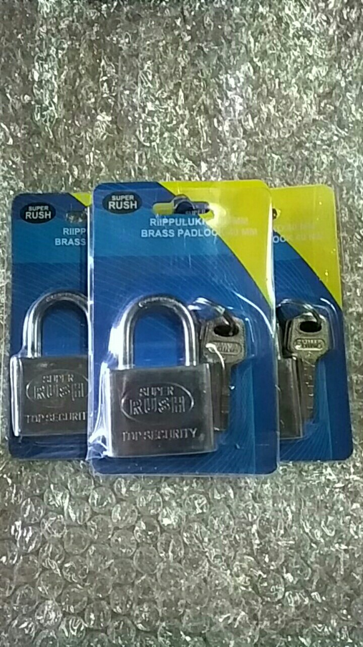 Gembok Nikel Rush 40 Mm Pendek / Panjang