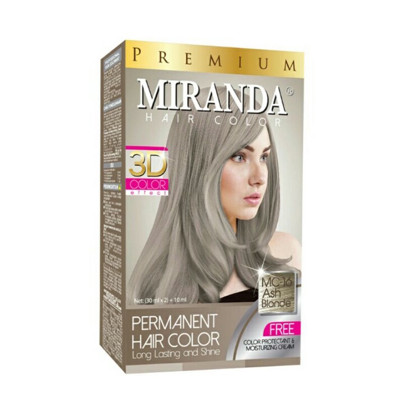 Miranda Hair Color Ash Blonde 30ml