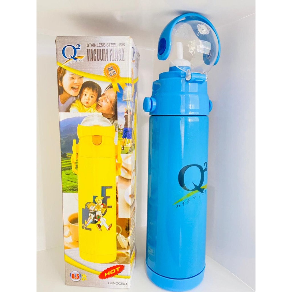 BOTOL MINUM ANAK Vacuum Flask Stainless steel / Botol minum anak with tali gantungan 5050