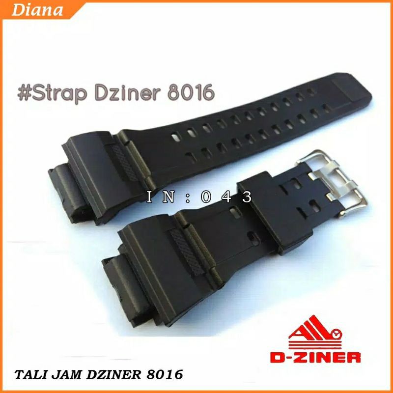 Tali jam strap jam DZINER D-ZINER 8016 OEM ORI