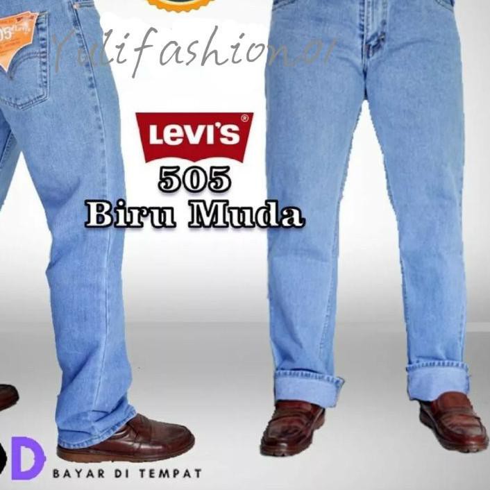 Celana jeans pria panjang Levis  standard / calana reguler Jeans  Pria Standar terbaru 2021 Bacaruik