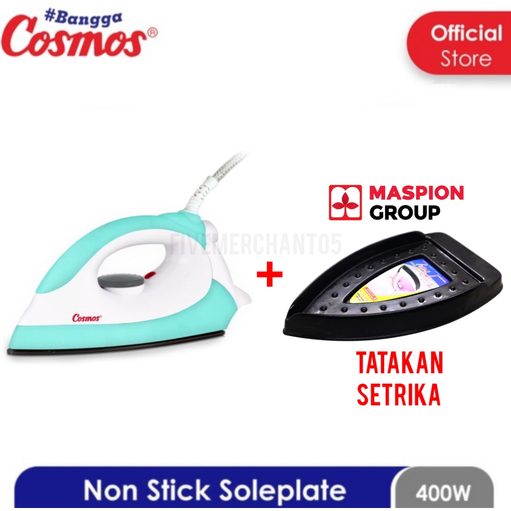 Setrika Cosmos CI 4110 N Non Stick Soleplate Electric Iron Cosmos 4110 Setrika Kering Cosmos Anti Lengket