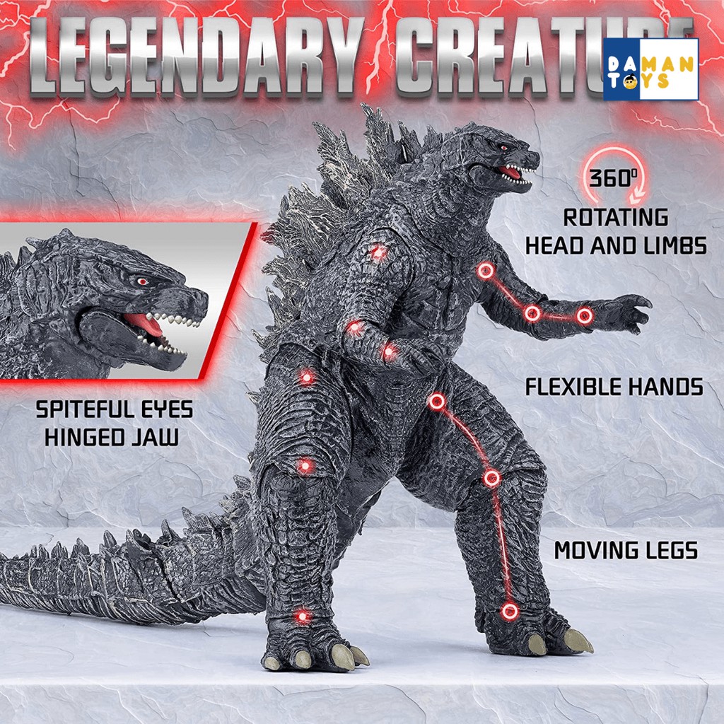 Action Figure Godzilla King Of Monster Neca Godzilla Atomic Blast Godzila vs Kong Mainan Godzilla