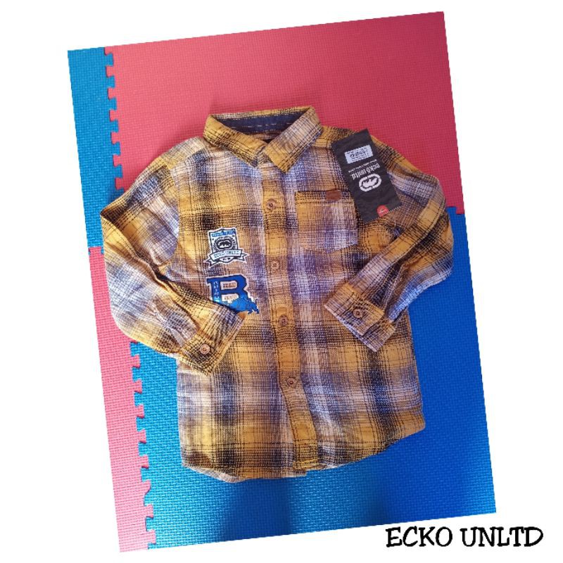 kemeja anak cowok 4y 6y ECKO UNLTD original bangladesh
