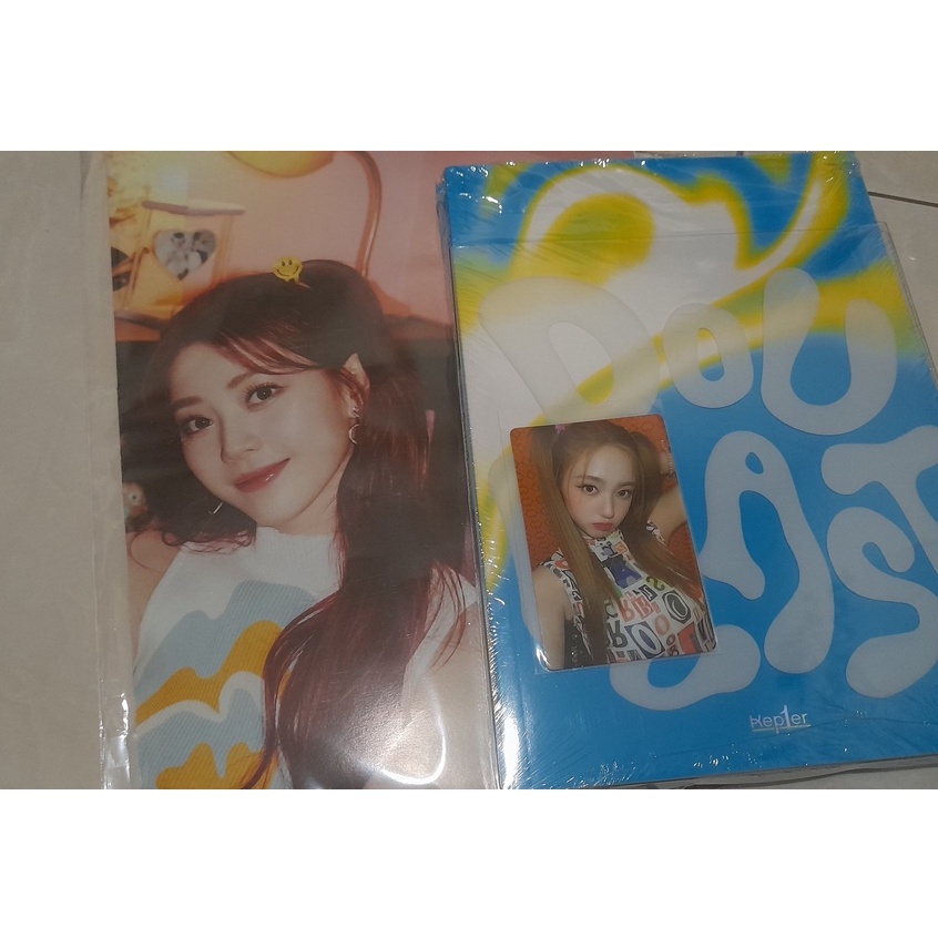 official album set kep1er doublast blue yeseo photocard xiaoting poster yujin standee