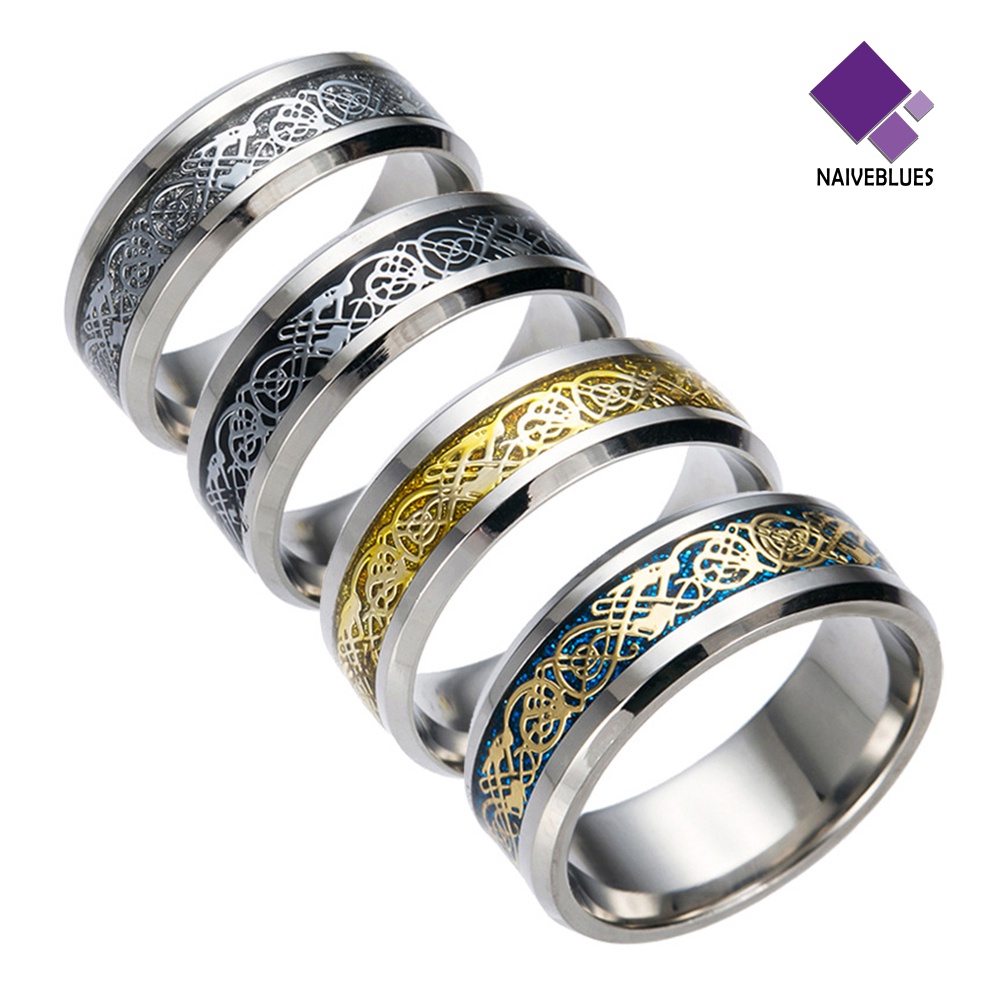 Cincin Bahan Titanium Steel Untuk Pria