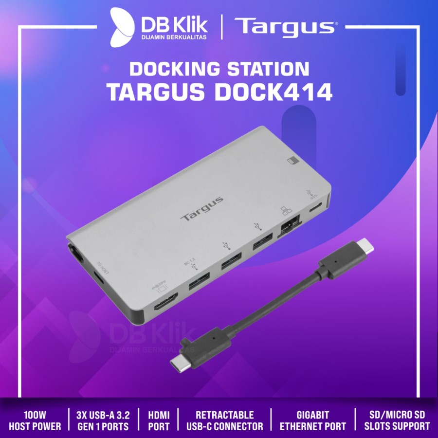 Docking Station Targus DOCK414 USB-C 4K HDMI with Card Reader