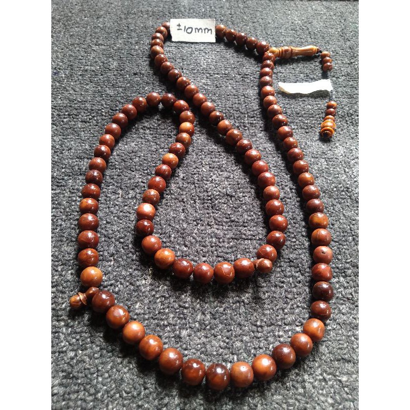 tasbih kokka bulat  ± 10 mm ( 10mm ) 99 butir