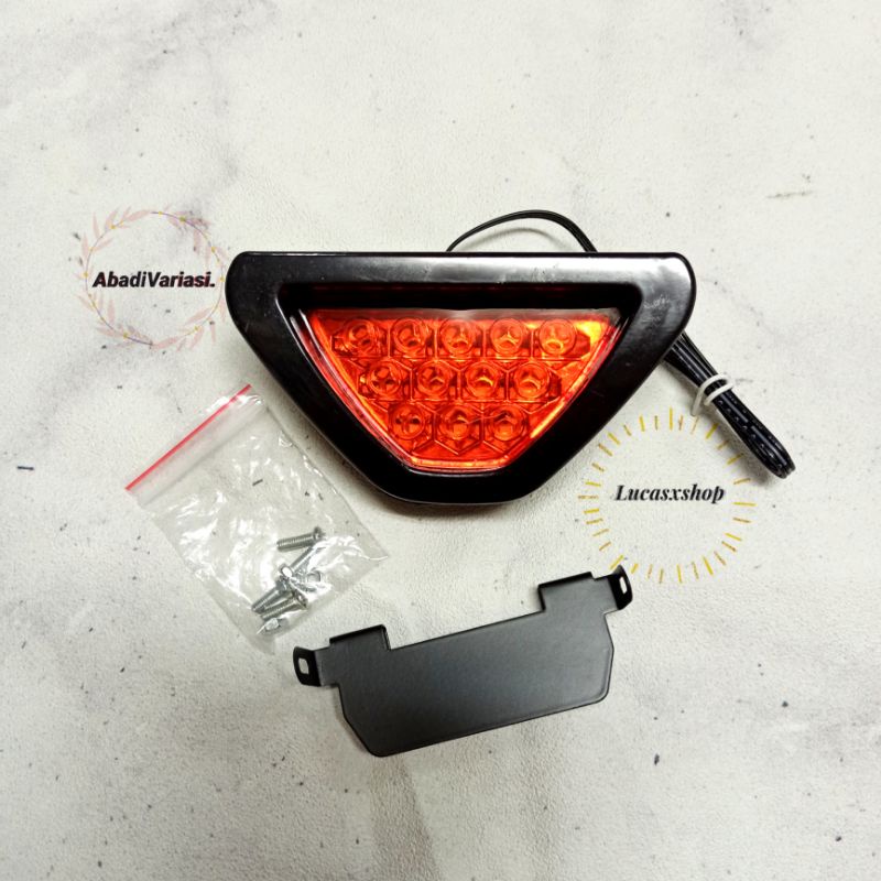 Lampu Rem / Brake Lamp / Lampu Segitiga F1 Universal