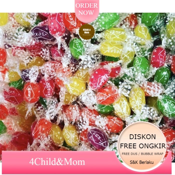 

Permen Texas Snack Cemilan Makanan 200 gram