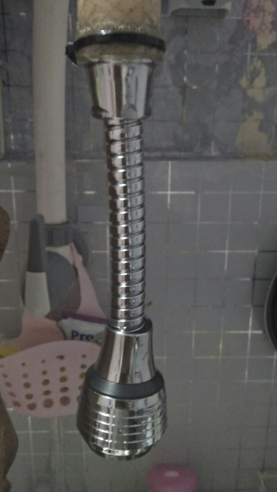 Sambungan Kran Faucet Stainless Panjang