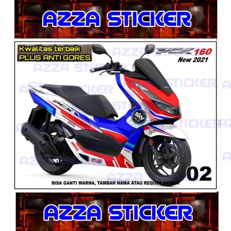 Sticker decal Honda PCX 160 Full Body decal Honda PCX NEW 160 Full body Sticker PCX 160 Full body 02