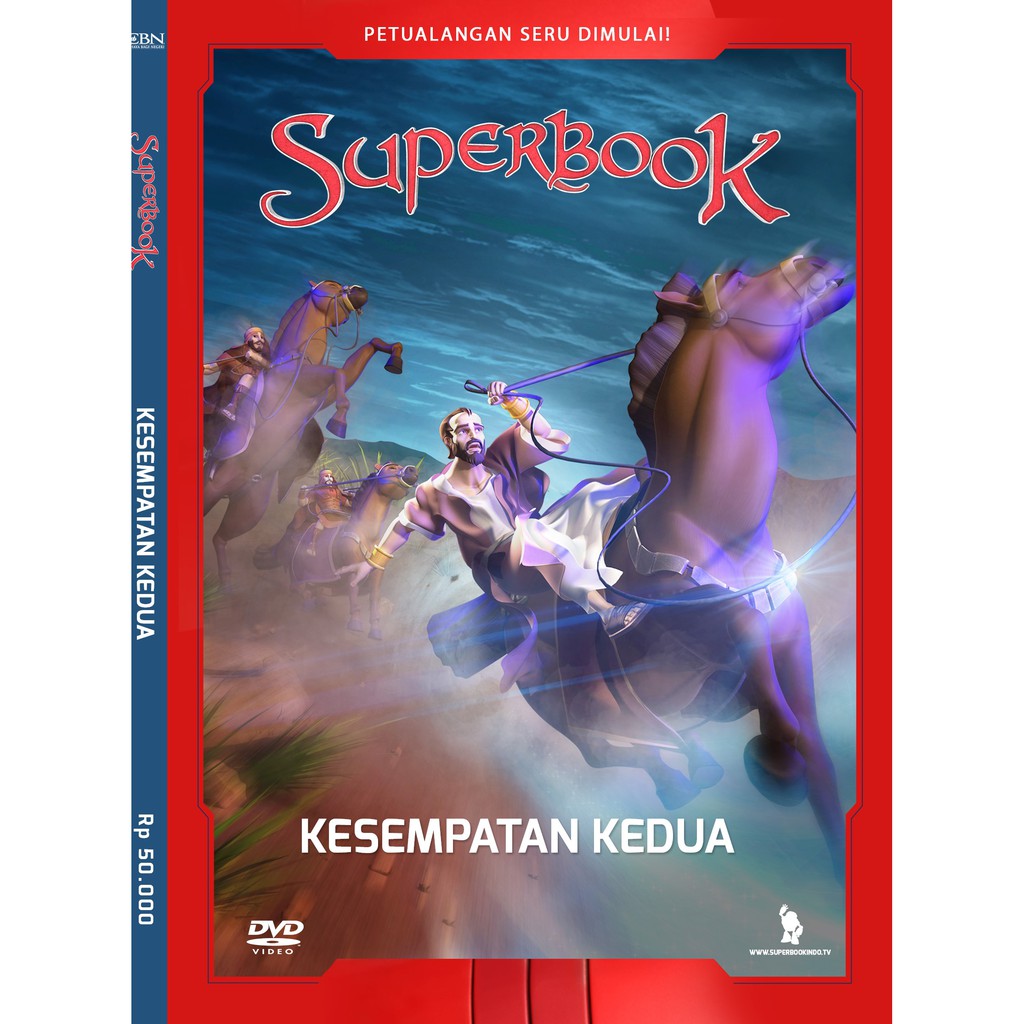 DVD SUPERBOOK - KESEMPATAN KEDUA (KISAH PERTOBATAN PAULUS)