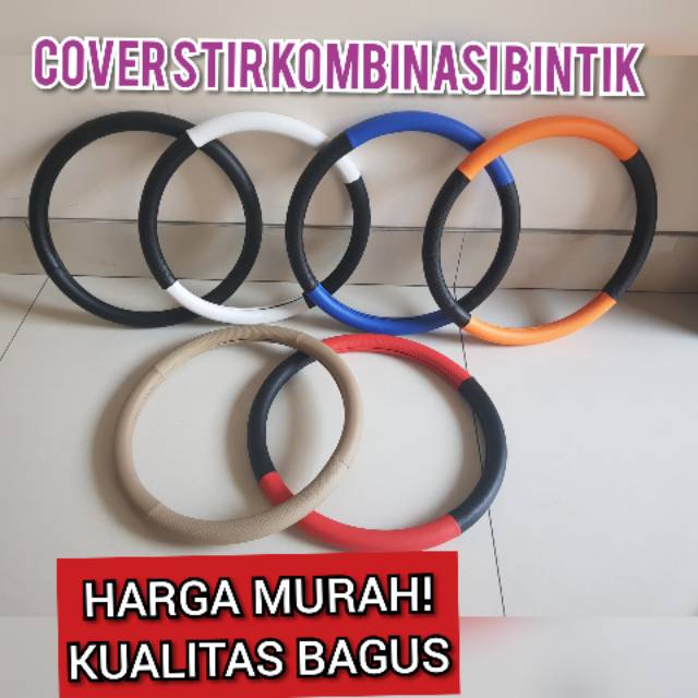 Cover stir steering setir mobil sarung bungkus steer berkualitas