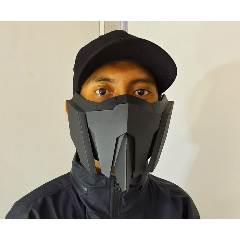 Masker Gundam Techwear Cyberpunk