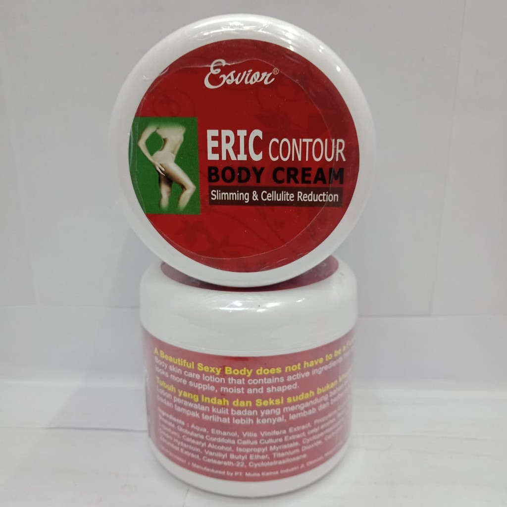 Dr Eric Contour Body Cream 250gr BPOM Slimming &amp; Cellulite Reduction ORIGINAL GIRLSNEED77 Krim Panas