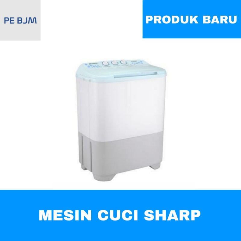 MESIN CUCI SHARP 7 KG - ES-T80MW - GARANSI RESMI - KIRIM INVOICE