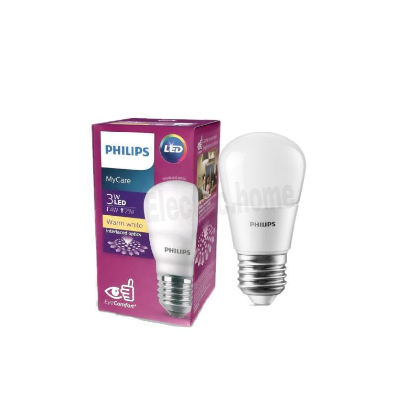 Jual PHILIPS LED BULB 3 WATT 3W 3 W WARM WHITE / KUNING | Shopee Indonesia