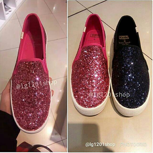 Keds Double Deck Kate Spade Glitter