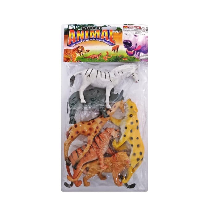 Mainan Edukasi - Mainan Binatang Karet Besar Wild Animal