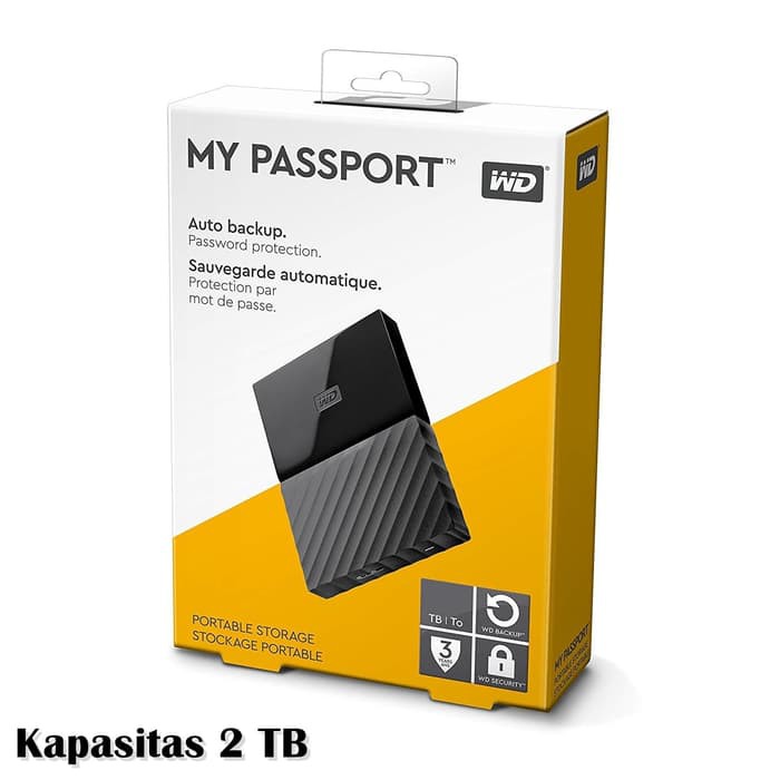 Hardisk External WD My Passport 2 TB / HDD WD