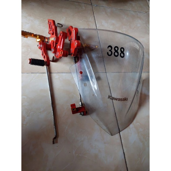 Underbone NUI dan Visor Ori Ninja FI 250