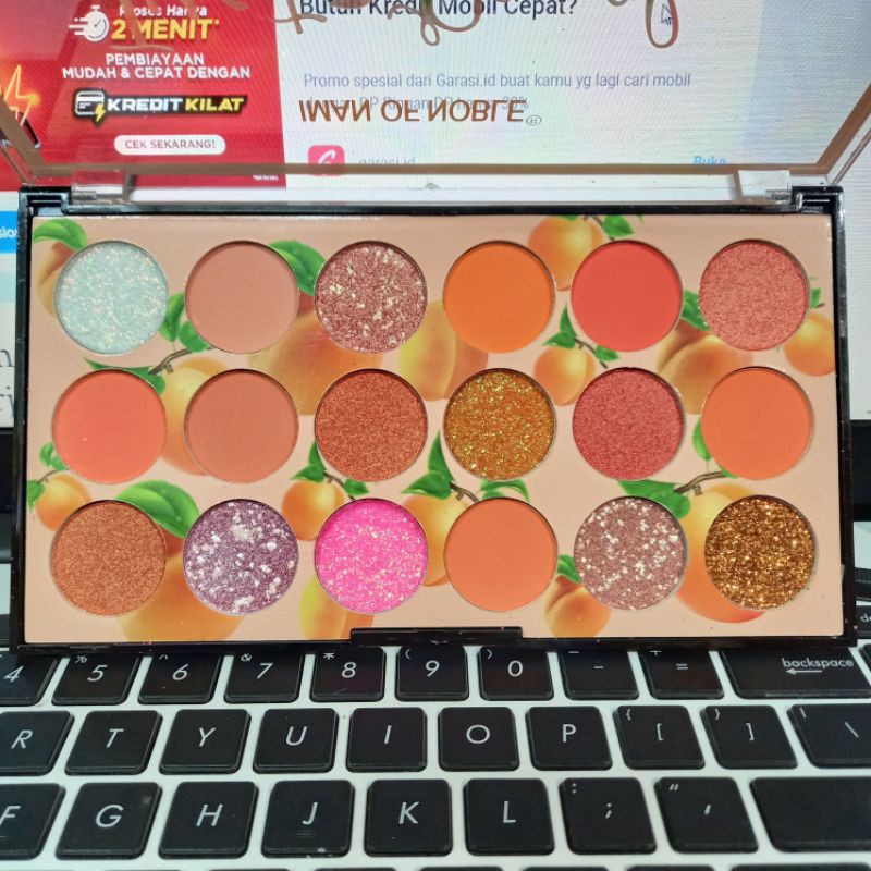 EYESHADOW IMAN OF NOBLE PROFESSIONAL 18 WARNA JUST PECH 6616-18