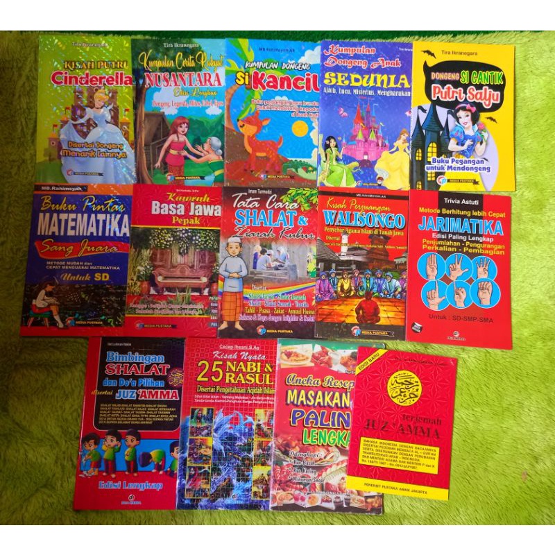 kumpulan cerita rakyat dan dongeng anak ORIGINAL putri salju CINDERELLA si kancil dongeng sedunia ME