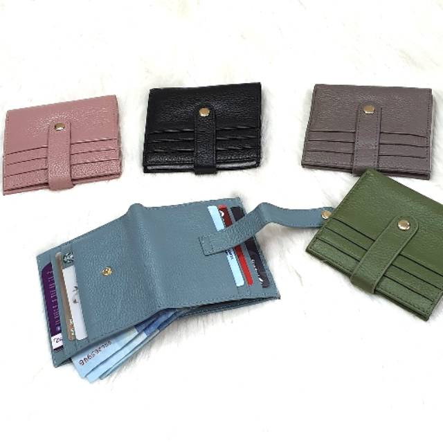 dompet kartu fashion kulit card holder wallet genuine leather cygna