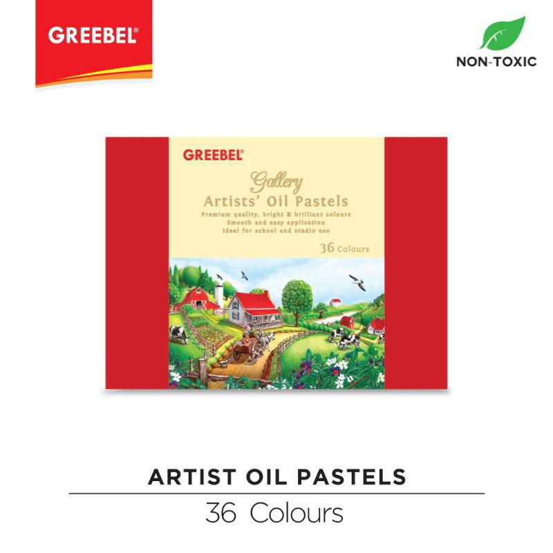 

Greebel Artist Oil Pastel 36 Colours