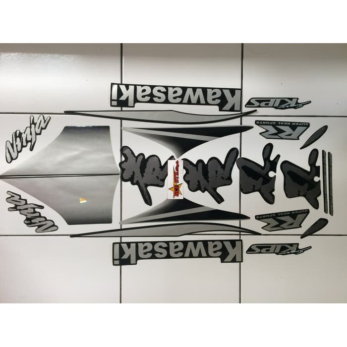 PROMO  Stiker striping Ninja RR 2010 hitam