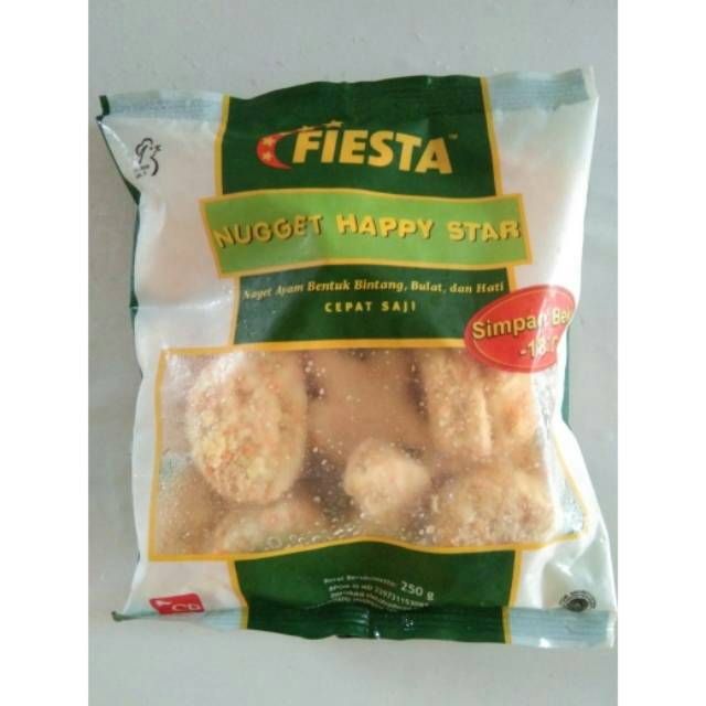 

Fiesta Chicken Nugget Happy Star 250Gram Frozenfood