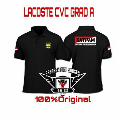 KAOS KERAH POLO SHIRT SATPAM KAOS SATUAN PENGAMANAN