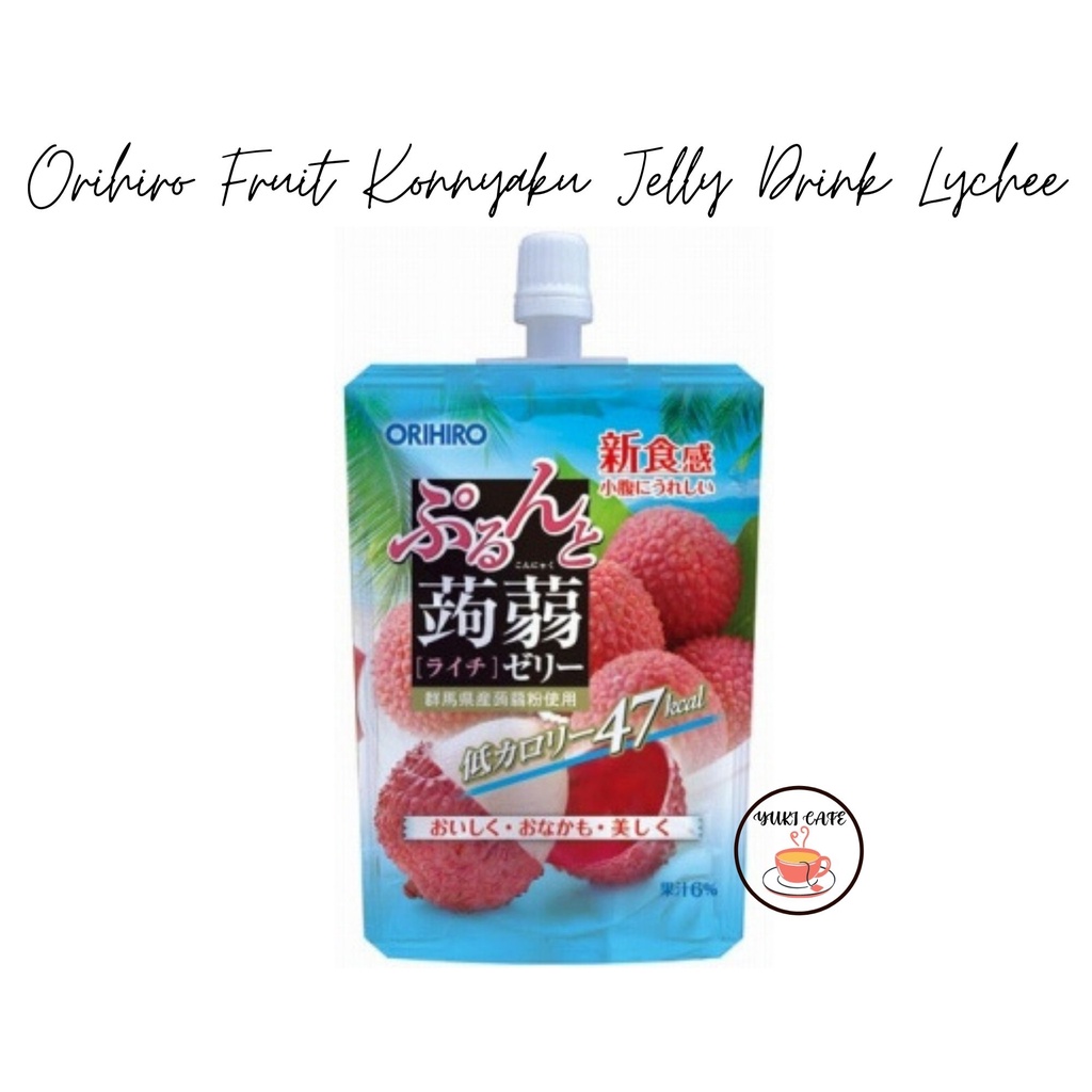 

JELLY – “ORIHIRO” JELLY FRUIT KONNYAKU JELLY LYCHEE DRINK