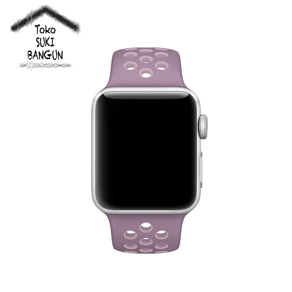 Strap Apple Watch Series 8 7 6 5 4 3 2 1 41mm 40mm 38mm TALI JAM Rubber SPORT BREATHABLE NEW MODEL