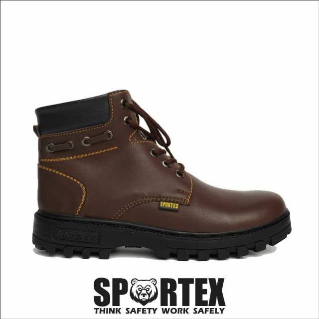 Sepatu Safety Ujung Besi Pria ORIGINAL SPORTEX Type XS