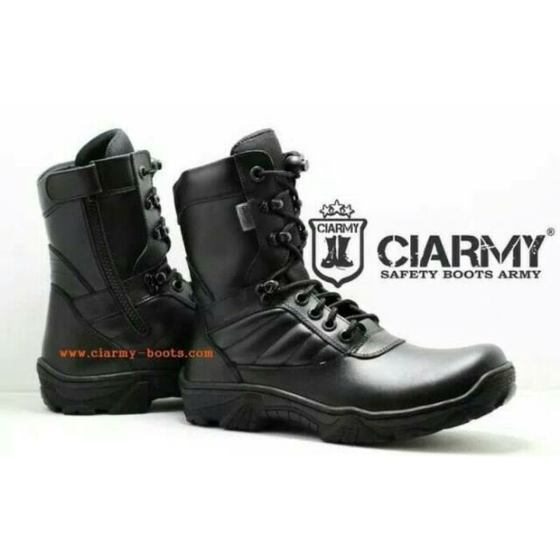 Sepatu boots pdl tni polri ciarmy type c01d