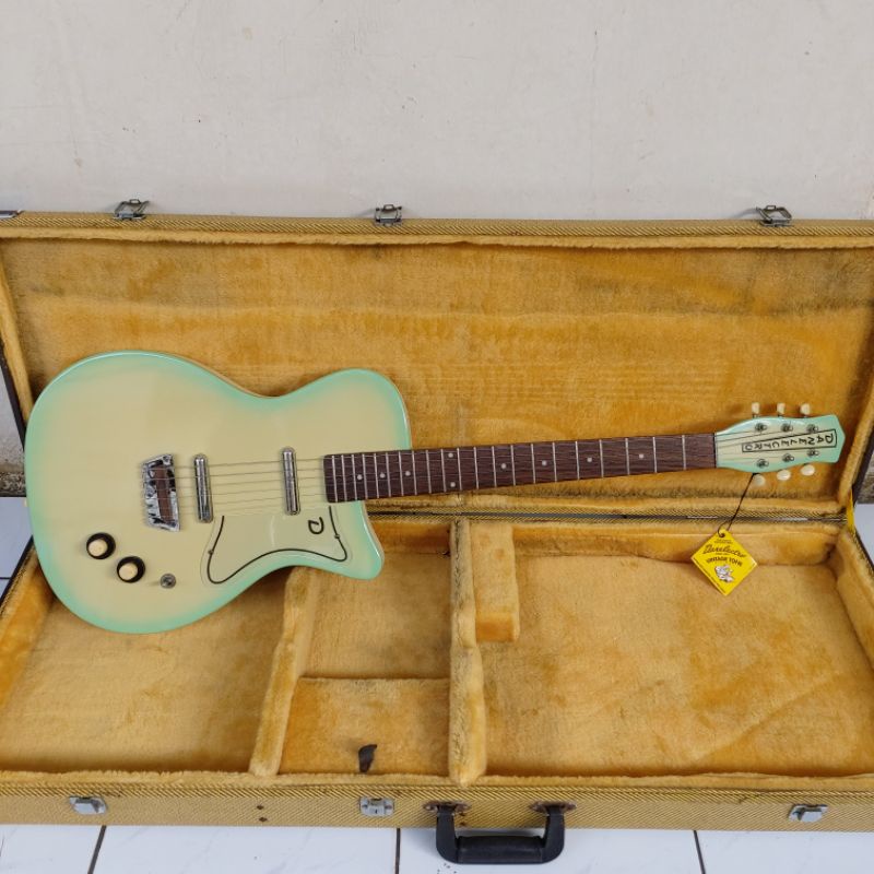 NOS Danelectro U2 Aqua Burst 2000s