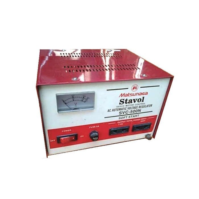 Stabilizer matsunaga stavol motor 500va 500v 500 watt 500w svc-500n for pc komputer-refrigerator