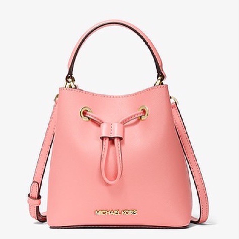 MK MICHAEL KORS Suri Small Saffiano Leather Crossbody Bag Grapefruit