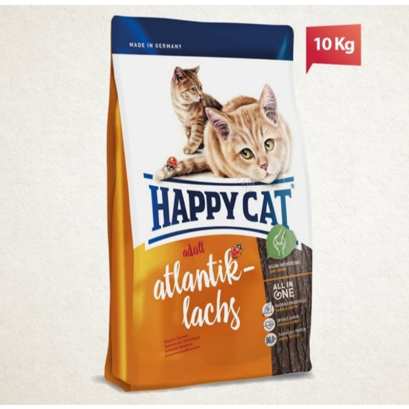 Ekspedisi Happy Cat Adult Salmon 10kg | Happy Cat Supreme ATLANTIC-LACHS 10kg | kucing