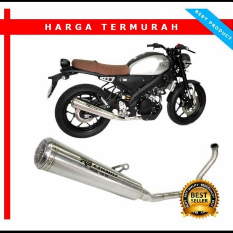 knalpot R9 Retro Series Yamaha XSR 150 xsr Fullsystem 100% Original