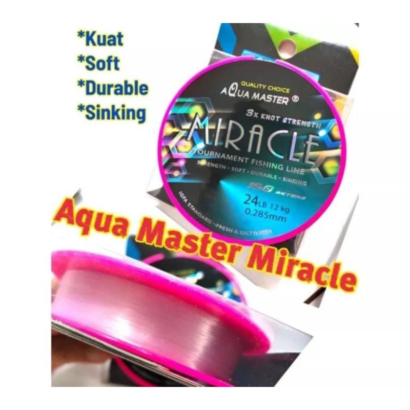 SENAR AQUA MASTER MIRACLE 150M CLEAR BENING