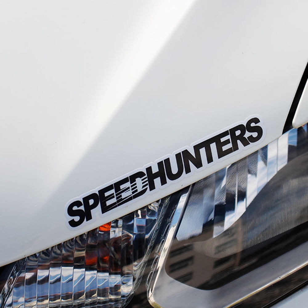 SPEED HUNTERS/スピードハンターズ jalan Balap Kaca depan melayang Stiker Mobil JDM Modifikasi Stiker Gaya Jepang Stiker