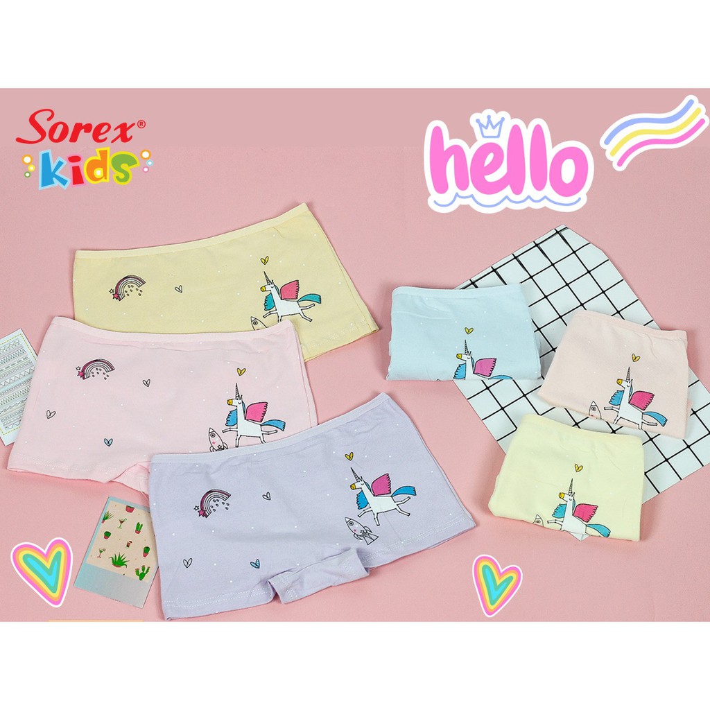 Celana Dalam BOXER SOREX KIDS 1302 MOTIF UNICORN