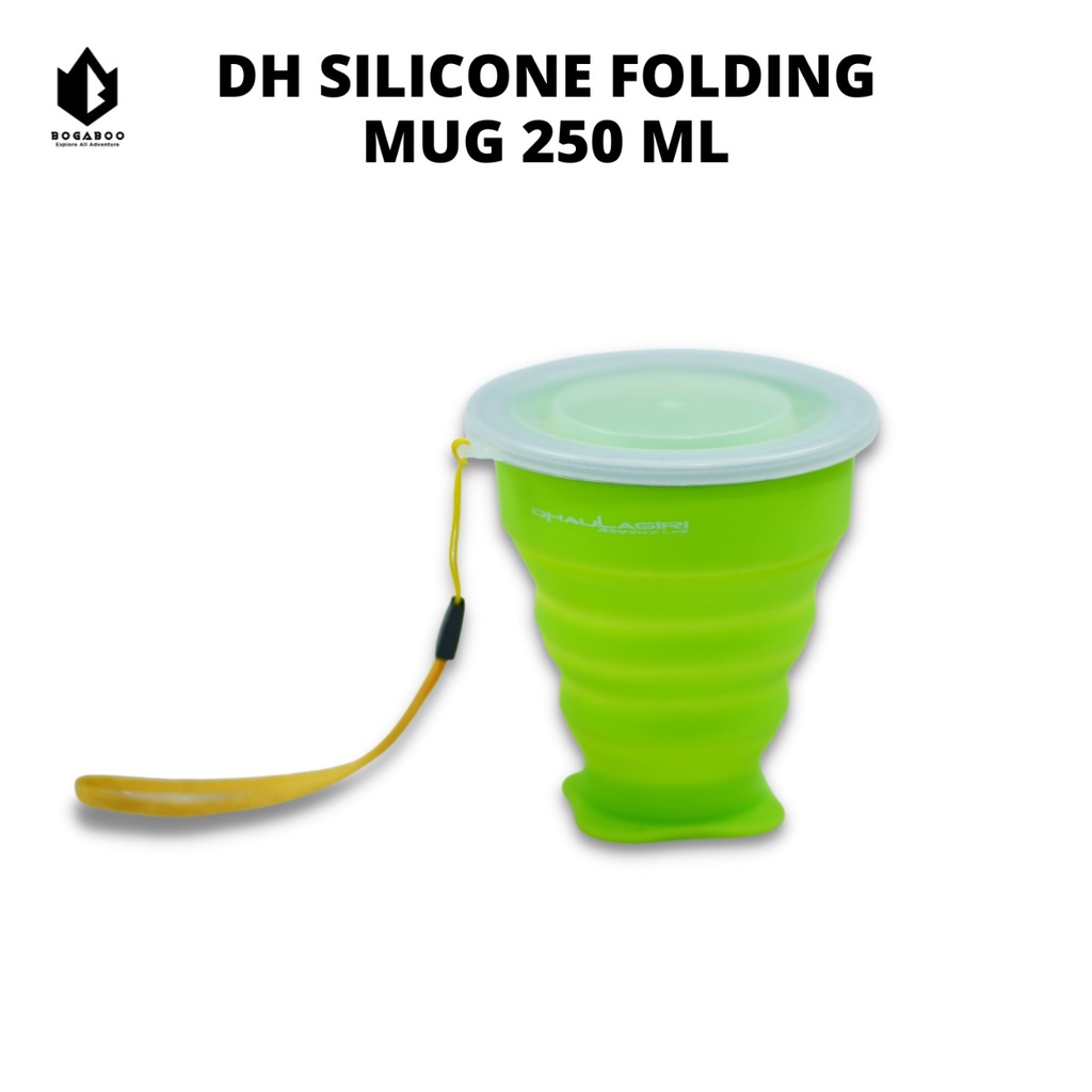 Dhaulagiri Folding Mug Sillicon 250 ml - Gelas Silicon - Gelas Lipat silicon - Silicon Mug